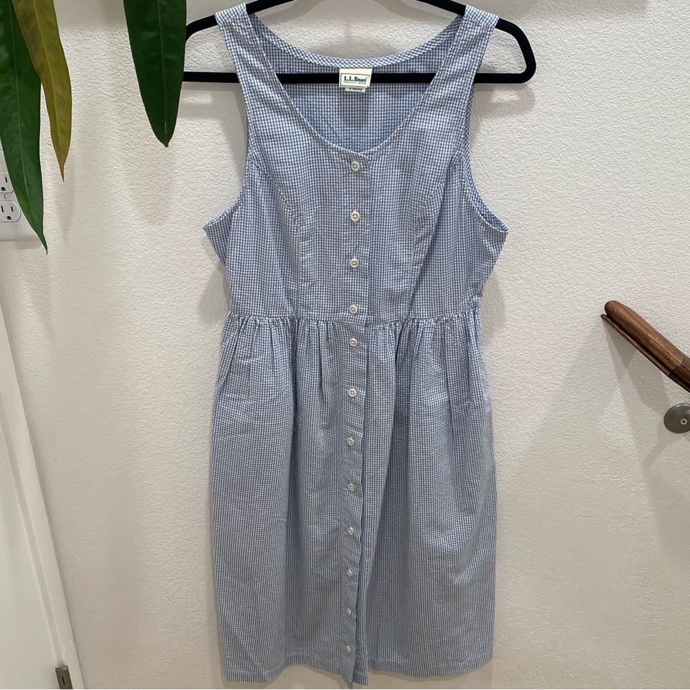 L.L. bean dress 100% cotton made in USA